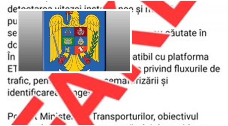 Ministerul Afacerilor Interne dezminte încă un Fake apărut pe rețelele de socializare