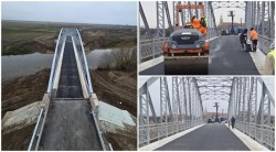 Șiculanii nu mai trebuie să facă ocol prin Ineu! S-a redeschis circulația pe podul de la Șicula