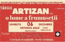 Târgul ARTIZANelor, o lume a frumuseții – 6 decembrie Methexis