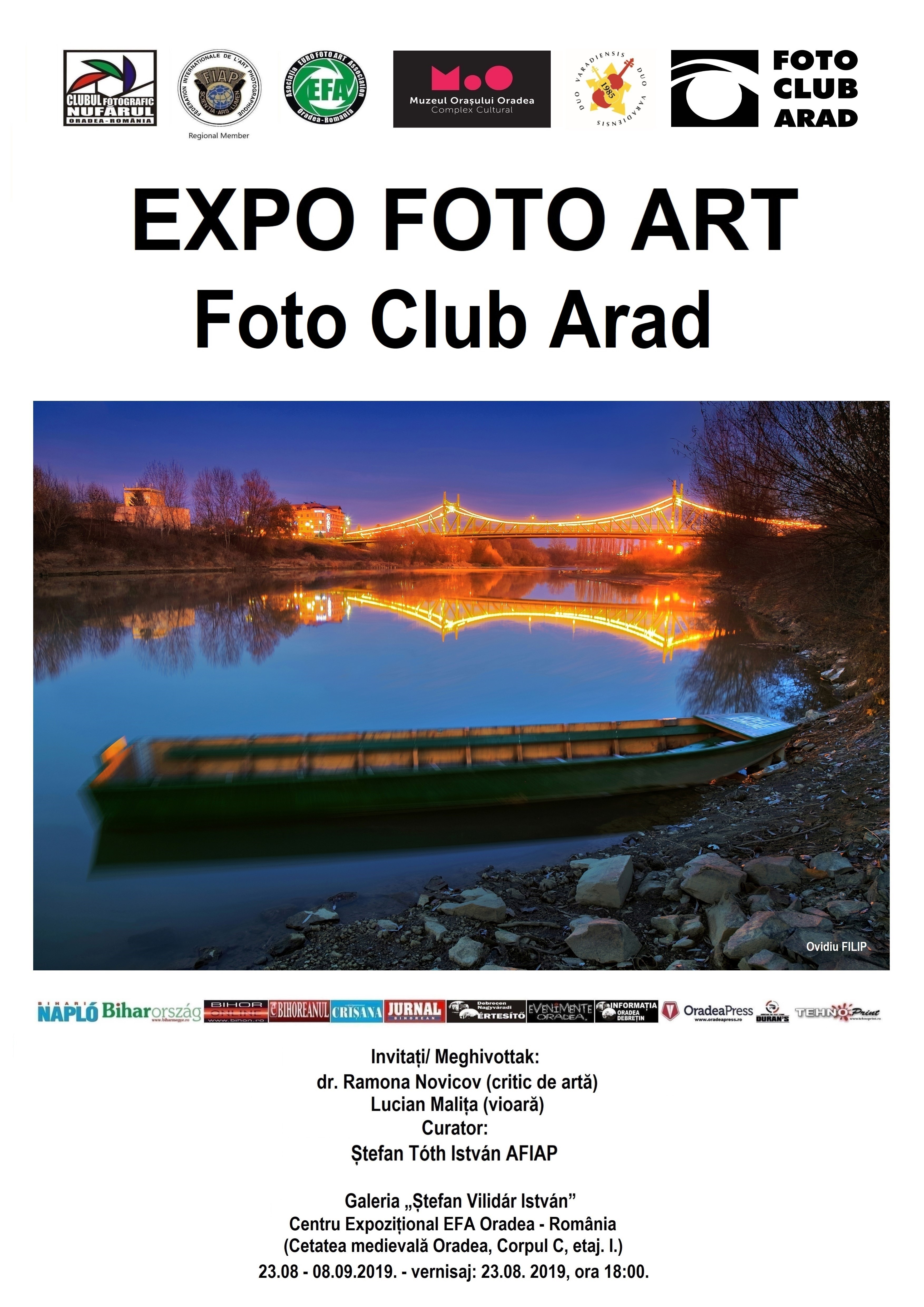 Asociația Foto Club Arad prezintă un vernisaj la Oradea