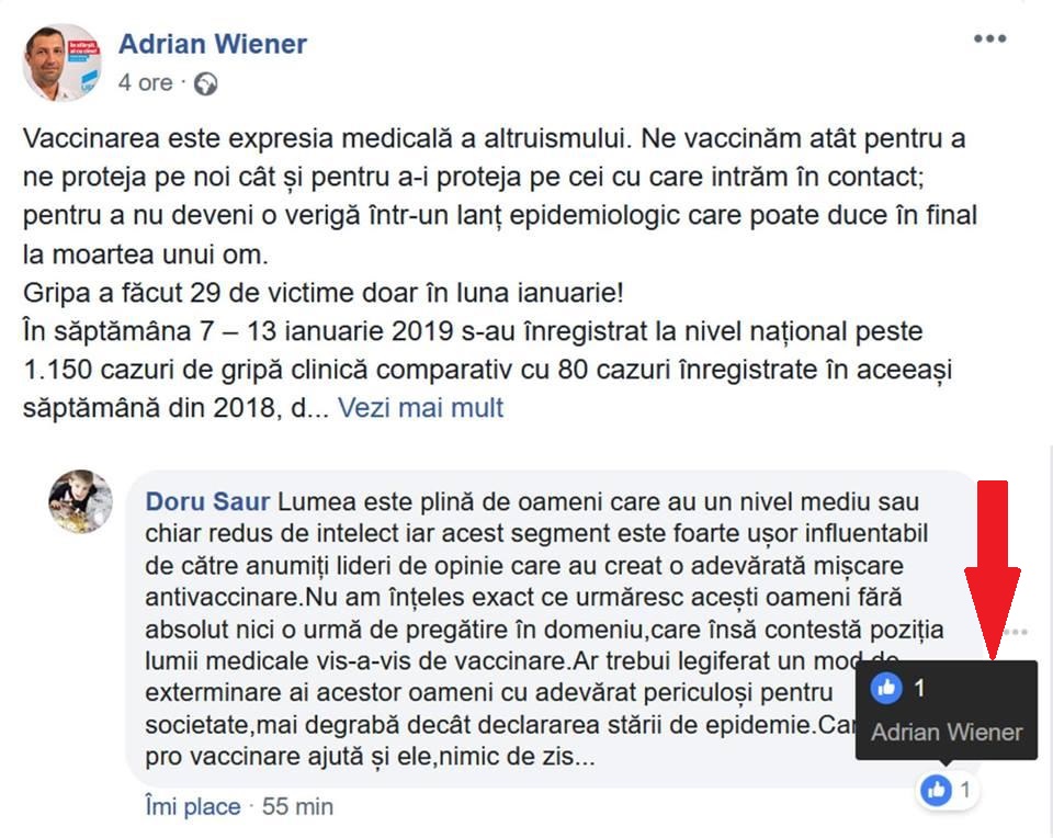 Candidatul Usr La Primaria Arad Adrian Wiener Este De Acord Cu Exterminarea Celor Care Se Impotrivesc Vaccinarii