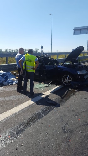 GRAV accident pe autostrada A1 în Arad, cu șapte victime din care una încarcerată 5