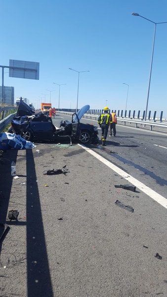GRAV accident pe autostrada A1 în Arad, cu șapte victime din care una încarcerată 6