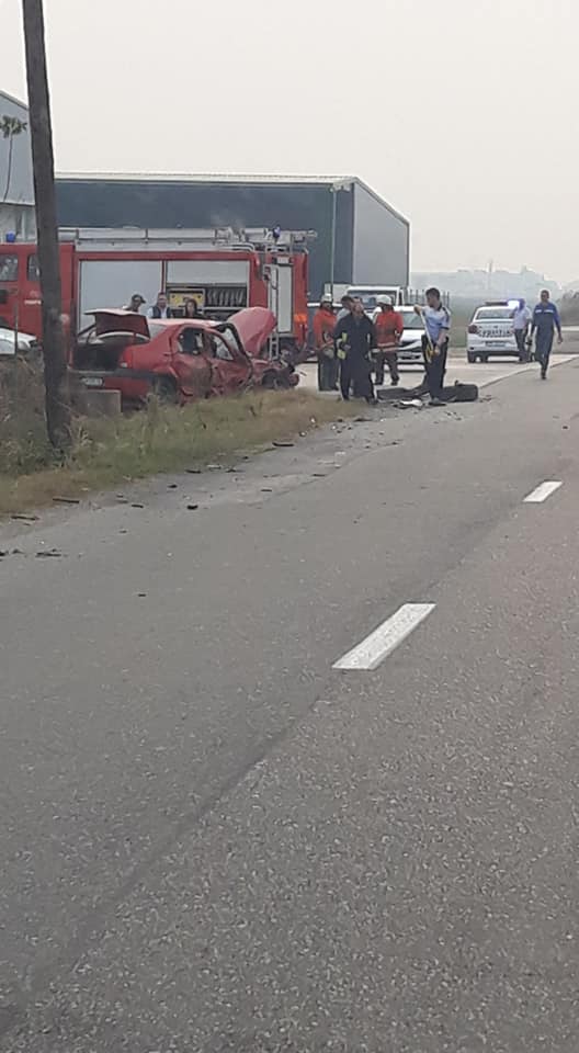 Grav accident la intrare în Sântana