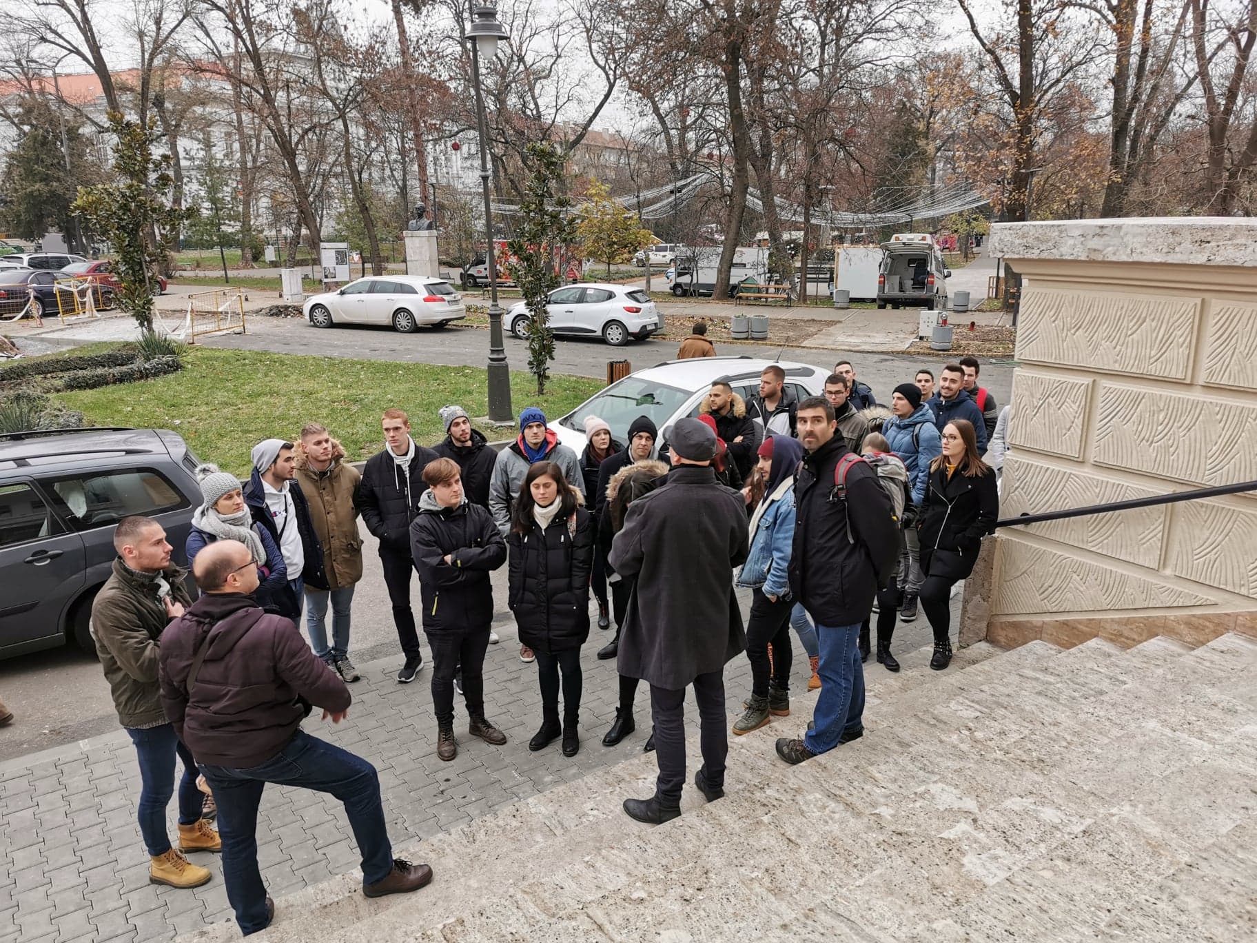 Turişti străini în vizită la Arad 2