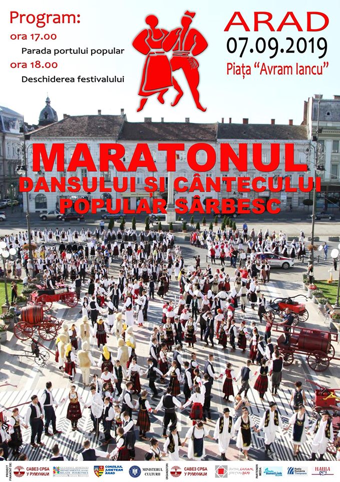 „Maratonul dansului și cântecului popular sârbesc” la Arad